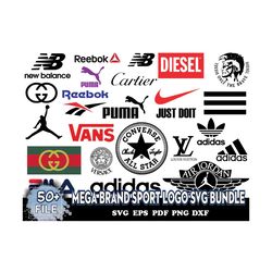 Mega Brand Sport Logo Svg Bundle, File For Cricut, Silhouette