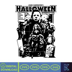 Halloween Svg, Horror Svg, Horror Characters Svg File for Cricut Digital Instant Download