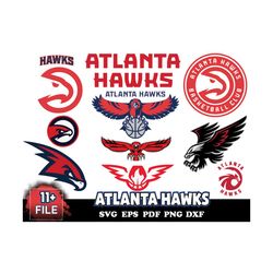 11 FILE Atlanta hawks Svg Bundle