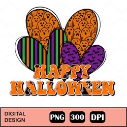 Happy Halloween Png Halloween Heart Png Digital Download, Sublimation Design
