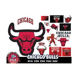 11 FILE chicago bulls Svg Bundle