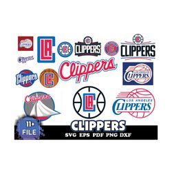 11 FILE Clippers Svg Bundle