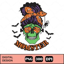 Momster Sublimation,Halloween Png Digital Download, Sublimation Design