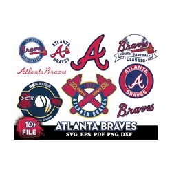 10 FILE Atlanta Braves Svg Bundle