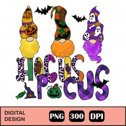 Gnomes Halloween Png, Hocus Pocus Png, Halloween Clipart, Sublimation Design, Gnome, Halloween Designs, Digital File, Do