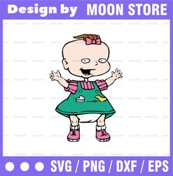 Lil DeVille Rugrats SVG, png, dxf, Cricut, Silhouette Cut File, Instant Download