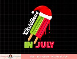 christmas in july watermelon ice pops, fun christmas in july png, sublimation copy
