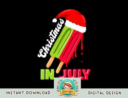christmas in july watermelon ice pops, fun christmas in july png, sublimation copy