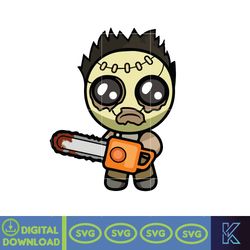 Horror Characters SVG, Cartoon Horror png, svg, eps, dxf files, Digital Instant Download (17)