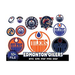 10 FILE Edmonton Oilers Svg Bundle