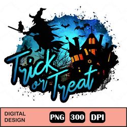 Trick Or Treat Png, Halloween Png Design, Halloween Design, Pumpkin Png, Witch Png, Sublimation Designs Downloads, Hallo