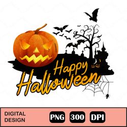 Halloween Sublimation Design, Happy Halloween Svg, Happy Halloween Png, Spooky Halloween Png, Spooky Halloween Png