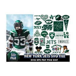 New York Jets SVG file, Jets logo SVG Files Bundle, Nfl Team Logo SVG