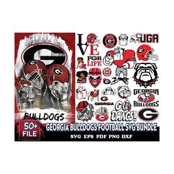 Georgia Bulldogs Football Svg Bundle, Bulldogs Logo Svg, NCAA Svg