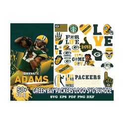 Green Bay Packers Logo Svg Bundle, Packers Logo Svg, NFL Svg, Football
