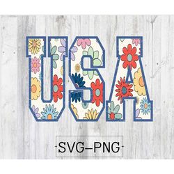 USA Svg Png, Retro America Png, 4th Of July Svg, 4th Of July Sublimation Design, America Png, Patriotic Png, Digital Dow