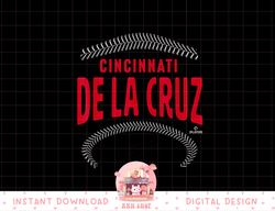 Elly De La Cruz Cincinnati Name & Number (Front & Back) png, sublimation copy