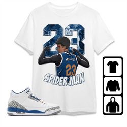 AJ 3 Wizards Unisex T-Shirt, Tee, Sweatshirt, Hoodie, Miles Number 23, Shirt To Match Sneaker