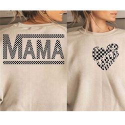 Checkered Mama png, Mama shirt designs, Mama png, Mama sublimation, Checkered Shirt Sublimation Designs, Retro mama png,