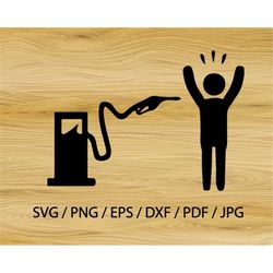 gas stick up svg png eps pdf jpg funny car gas cap for your car sticker vinyl, car gas cap sticker svg funny gas tank sv