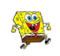 Spongebob SVG, PNG, JPG files. Digital download.