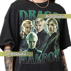Limited Draco Malfoy Vintage T-Shirt, Gift For Women and Man Unisex T-Shirt