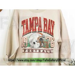 Tampa Bay Football Sweatshirt | Vintage Style Tampa Bay Football Crewneck | Football Sweatshirt | Tampa Bay Sweatshirt |