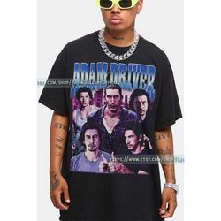 RETRO ADAM DRIVER Shirt | Vintage Adam Driver Shirt 90s | Homage Art T-Shirt | Ben Solo, Reylo, Rey, Daisy Ridley, Sith