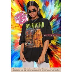 Breaking Bad Shirt, Drama TV Series Walter White Vintage 90s Retro Tshirt, Breaking Bad Jesse Pinkman Fan Tshirt, Saul,