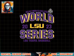 LSU Tigers College World Series 2023 Baseball Bold png, sublimation copy
