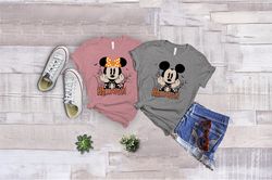 Disney Halloween Shirt, Vintage Mickey Minnie Matching Shirt, Mickey Halloween Shirt, Disney Vacation Trip Shirt, Hallow