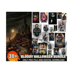 30 Files Bodymods Halloween Png Bundle, Halloween Png