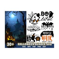 30 Files Halloween Bundle Svg, Halloween Svg