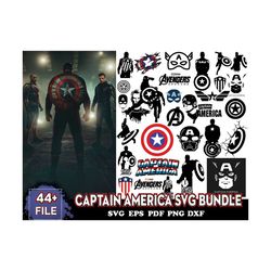 44 Files Captain Marvel Svg Bundle, Avengers Svg