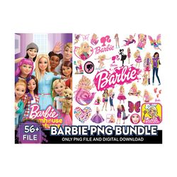 56 Files Barbie Png Bundle, Barbie Logo, Barbie Images