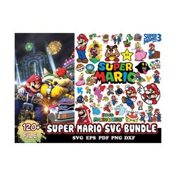 Super Mario Svg Bundle, Mario Svg, Mario Sticker Svg