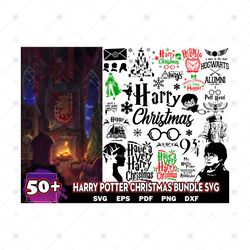 13 Files Messy Bun Skull Bundle Svg50 Harry Potter Christmas Svg, Christmas Svg, Harry Potter Svg, Hogwarts Svg, Hogwart