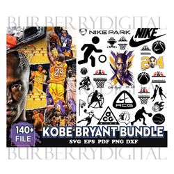 140 Kobe Bryant Bundle, Sport Svg, Kobe Bryant Svg
