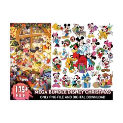 175 Design Mega Bundle Christmas Svg, Christmas Svg, Mickey Svg, Mickey Christmas Svg, Mickey Santa Svg, Xmas Vector