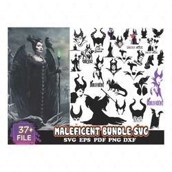 37 Maleficent Bundle Svg, Disney Svg, Maleficent Svg