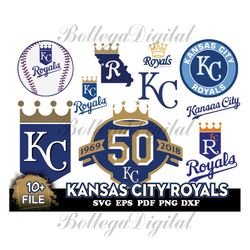 10 FILE Kansas City Royals Svg Bundle