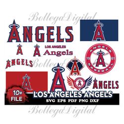 10 FILE Los Angeles Angels Svg Bundle