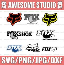 Fox Racing Logo Svg, Motocross Svg, Mountain Bike Bundle Svg, Instant Download
