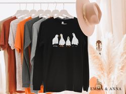 Halloween Shirt, Ghost Ducks, Goose Shirt, Ghost Shirt, Duck Lover Gift, Halloween Animals, Funny Halloween, Fall Shirts