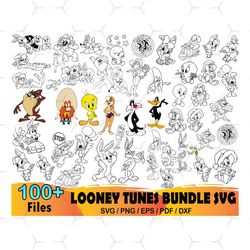 100 Looney Tunes Bundle Svg, Looney Tunes Svg, Baby Looney Svg
