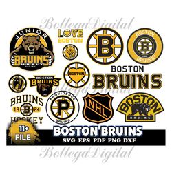 10 FILE Boston Bruins Svg Bundle