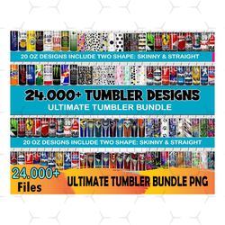 24.000 Huge Tumbler Bundle Png, Sublimation Design