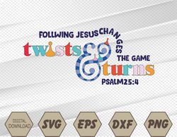 Twists And Turns VBS 2023 Vibes Svg, Eps, Png, Dxf, Digital Download