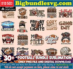 Football Bundle Png, Football Png, Football Sublimation