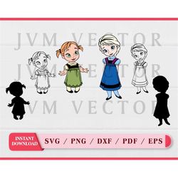 Baby Frooze SVG, clipart, digital file